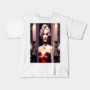 Marilyn Monroe Gothic Candles Kids T-Shirt